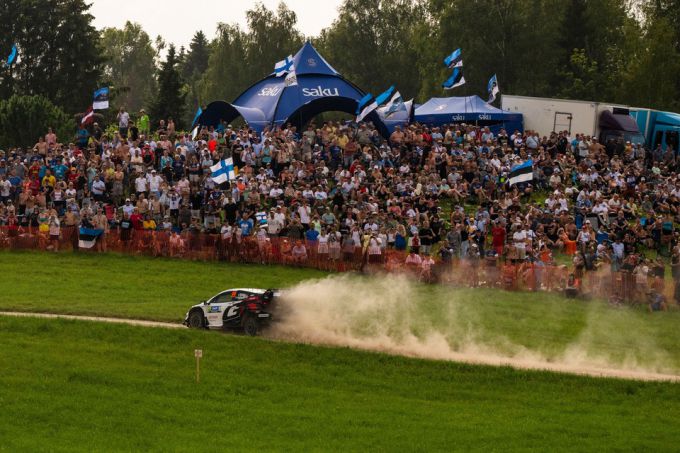 FIA World Rally Championship 2025 Delfi Rally Estonia Foto 2 Oliver Solberg jump Foto Red Bull Content Pool 