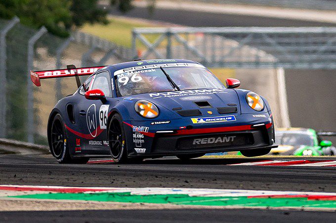 Porsche-coureur Milan Marczak wint bij de rookies op Hungaroring