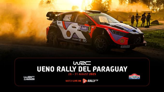 FIA WRC-Ueno Rally del Paraguay 2025 event banner