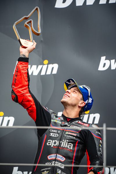 Marco Bezzecchi - Eerste podium in de Grand Prix van Oostenrijk voor Aprilia Racing