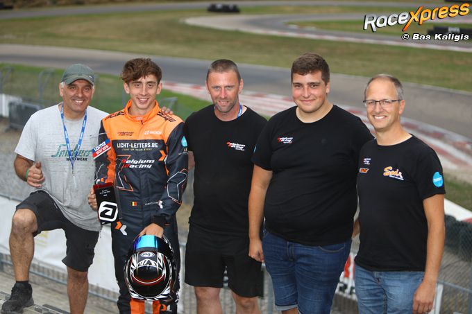 Dylano Deckers bewijst vorm met knap podium in IAME Series Benelux