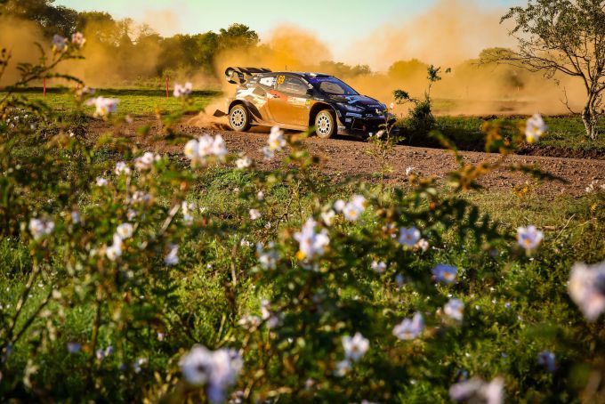 FIA WRC-Ueno Rally del Paraguay 2025 zaterdag Kalle Rovanpera actie