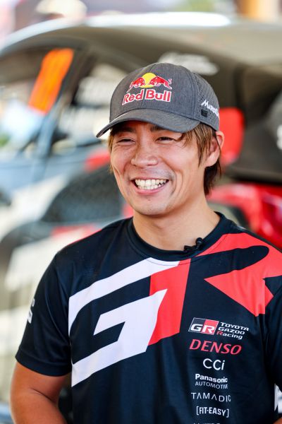 FIA WRC Ueno Rally del Paraguay 2025 Takamoto Katsuta portret Foto: Toyota Gazoo Racing