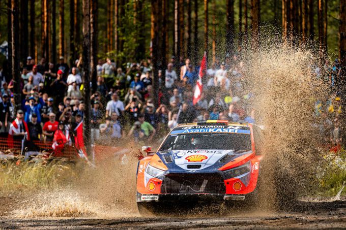 FIA World Rally Championship 2025 Secto Rally Finland Foto 2 Red Bull Content Pool Thierry Neuville / Martijn Wydaeghe (Hyundai i20 N Rally1)