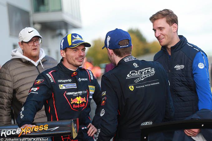 Max Verstappen en Chris Lulham