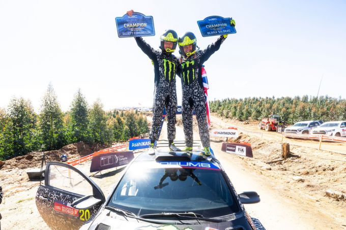 Oliver Solberg en Elliott Edmondson WRC2-kampioenen 2025 Rally Chile Bio Bío
