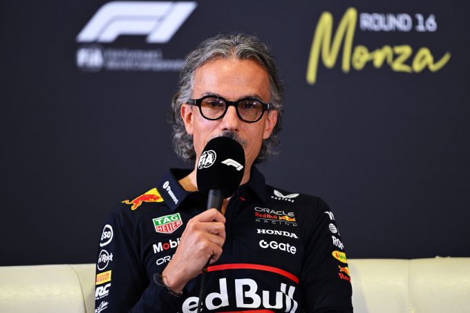 Max Verstappen F1 Red Bull wint GP Italie 2025 Foto 4 Laurent Mekies Bron foto: Red Bull Content Pool