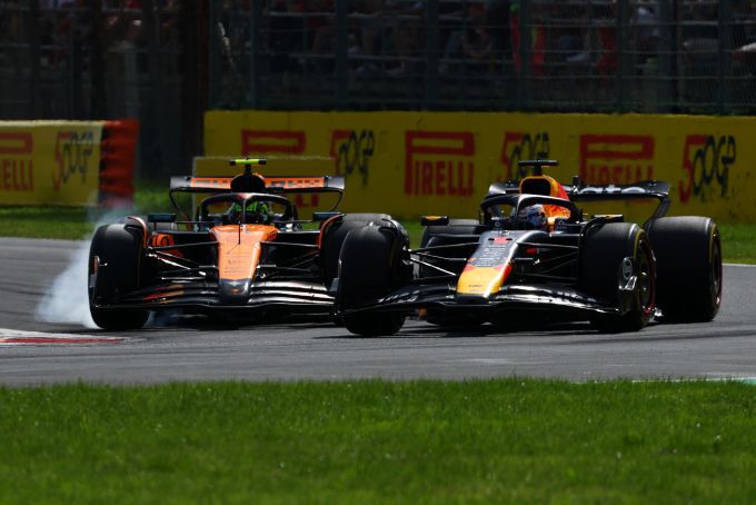 Lando Norris en Max Verstappen GP Italie 2025 bron foto RBCP