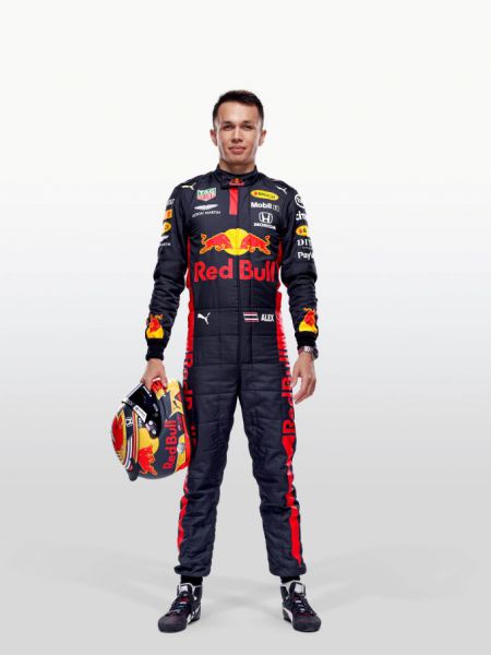 Alexander Albon F1 Red Bull portret