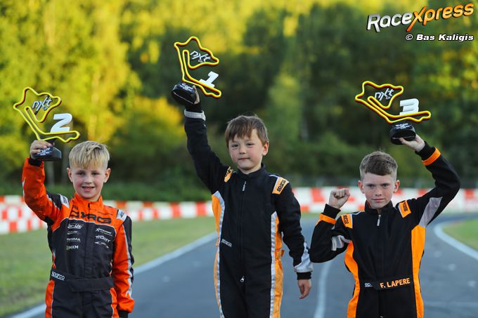 Karttalentje Arthur-Ray Steenbergen dendert op zesjarige leeftijd naar winst in Kerpen