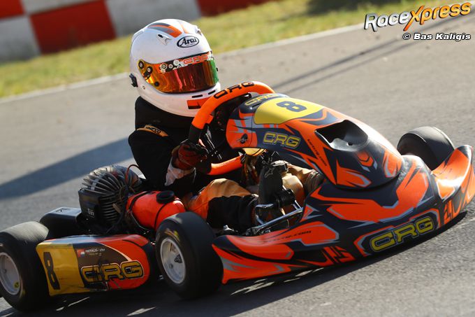 Karttalentje Arthur-Ray Steenbergen dendert op zesjarige leeftijd naar winst in Kerpen