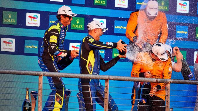 Valentino Rossi first podium FIA WEC