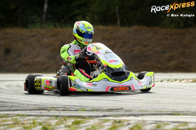 karter Nelson Berghuis pakt klinkende KZ2-zege in Eindhoven