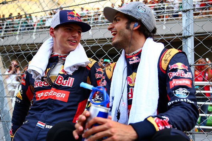 Carlos Sainz F1 Williams Foto 2 Max Verstappen en Carlos Sainz