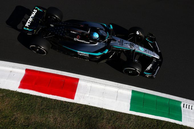 George Russell F1 Mercedes @ Monza bron foto: media.daimler 