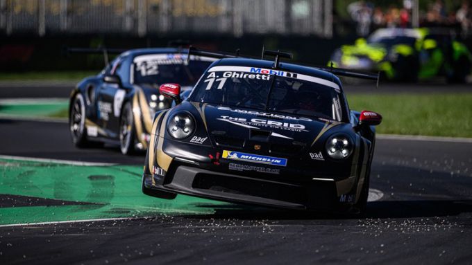 Porsche Mobil 1 Supercup in Monza Itali Foto 8 Nr11_Alessandro_Ghiretti_actie
