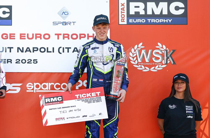 Ties van Wijk Podium en Ticket Rotax Max Challenge Grand Finals / BRP Rotax