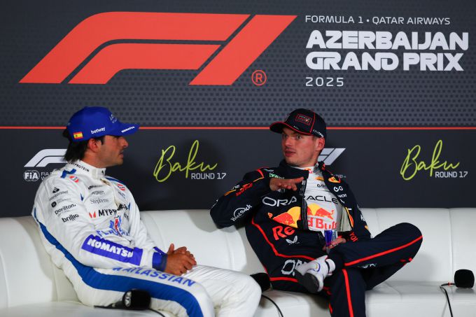 Max Verstappen Carlos Sainz Baku