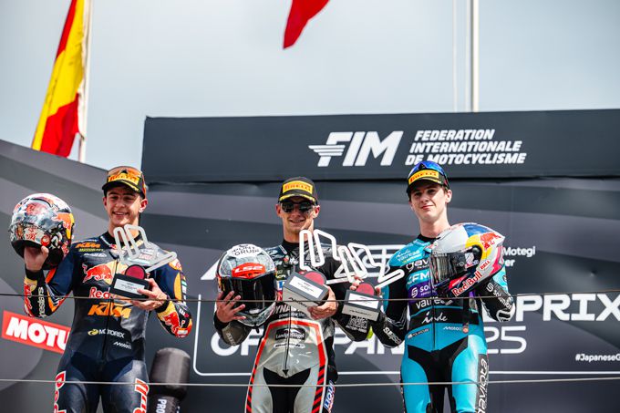 Moto3 podium