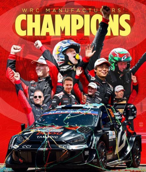 FIA WRC Central European Rally 2025 zondag Foto 7 Toyota kampioen 2025