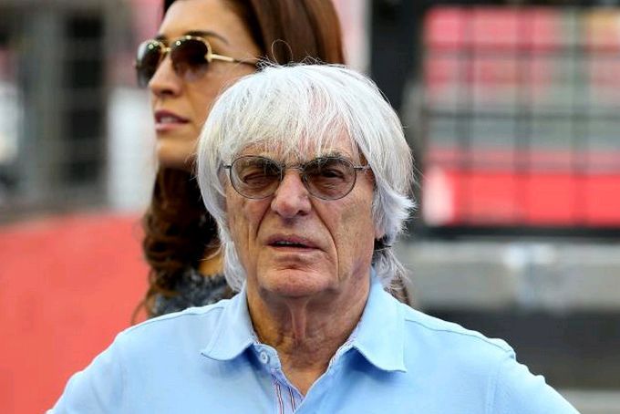 Bernie Ecclestone en echtgenote Fabiana Ecclestone