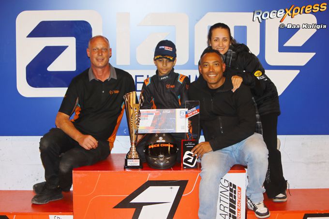 Karttalent Bruce Chirino kroont zich tot beste IAME-coureur van de Benelux