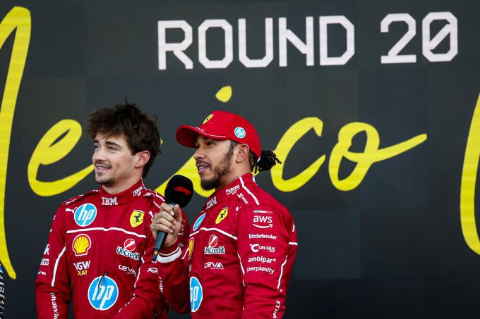 Charles Leclerc Lewis Hamilton
