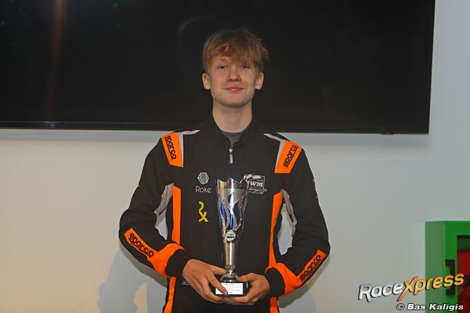 Dion van den Berg mooi naar podium