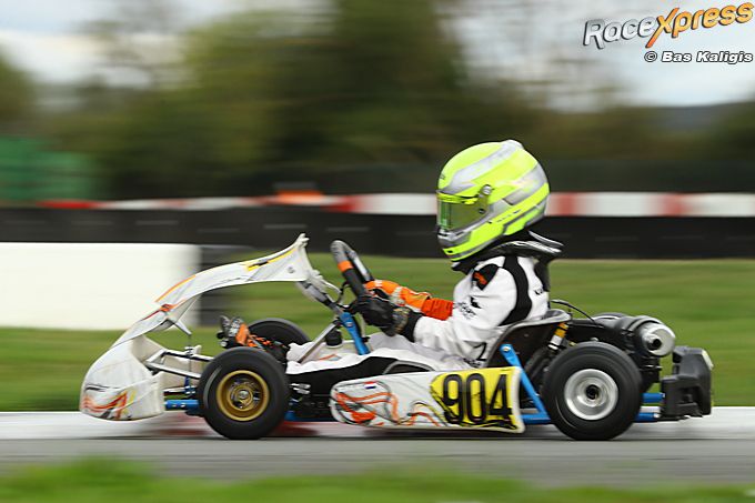 Talent Milan de Ruit (7) kroont zich tot jongste podiumfinisher in GK4 Kart Series