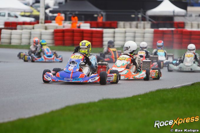 Livio Caira russit un retour remarquable au GK4 Kart Series aprs une double fracture des bras