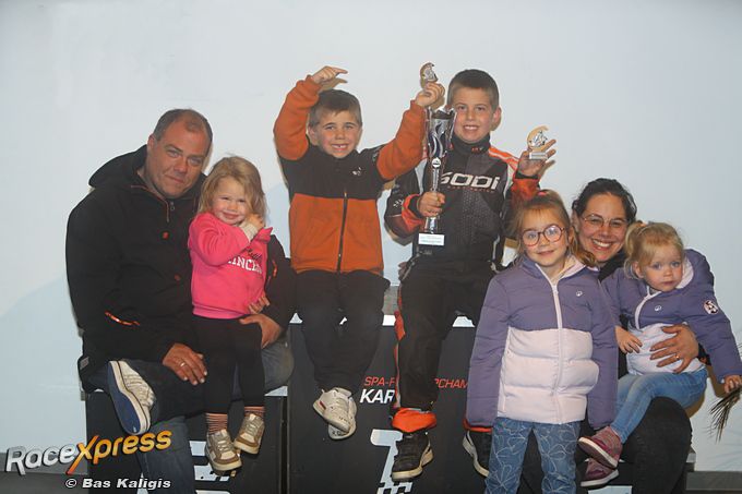 Familie Aesseloos blij met eerste overwinning Honda Cadet