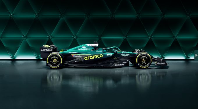 Aston Martin Aramco onthult eerste gepersonaliseerde livery in de teamgeschiedenis