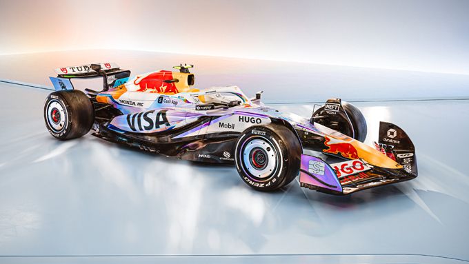 Visa Cash App Racing Bulls & Cash App onthullen een nieuwe holografisch geïnspireerde livery voor de Grand Prix van Las Vegas
