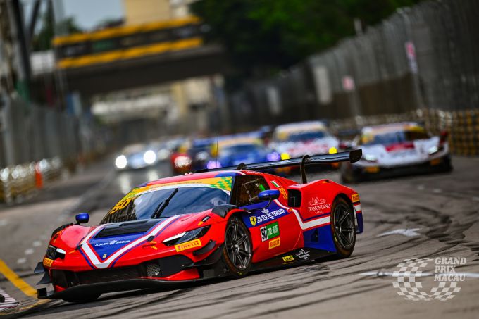 FIA GT World Cup-weekend Macau racewinnaar Antonio Fuoc Ferrari 296 GT3
