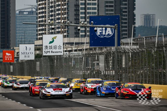FIA GT World Cup-weekend Macau startgrid
