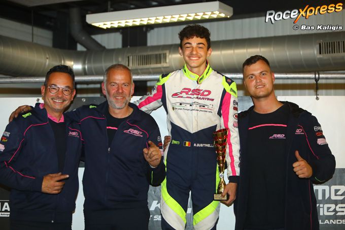 Aurelio Gustinelli wint opnieuw op zijn favoriete circuit Genk