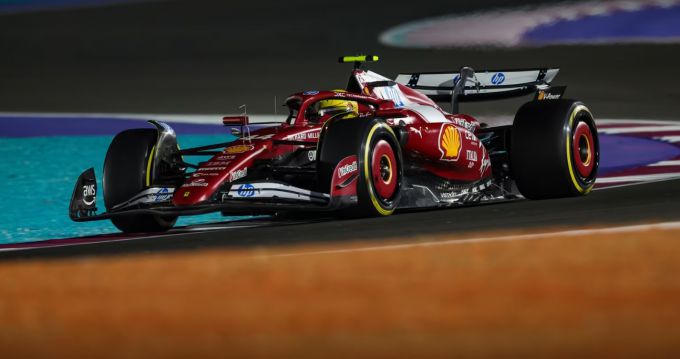 Lewis Hamilton Ferrari Charles Leclerc Qatar