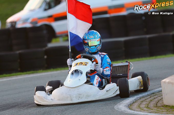 Keano Frens pakt eerste titel in 2-takt Senior-klasse