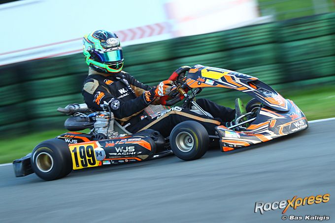 Dennis Bouman wint IAME klasse in Assen