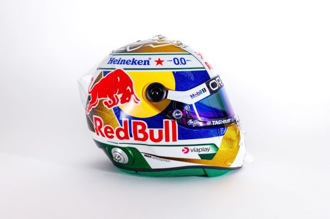 Max Verstappen verrast met speciale helm in Brazilië Foto 2