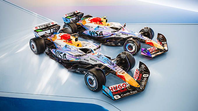 Visa Cash App Racing Bulls special livery Las Vegas