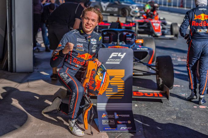 Rocco Coronel Formule 4 podium