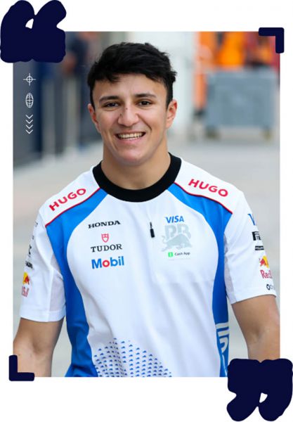 Isack Hadjar Visa Cash App Racing Bulls