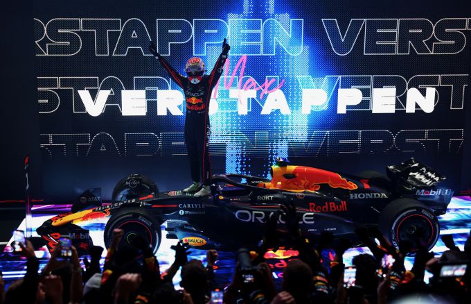 Max Verstappen winnaar GP Qatar 2025 podium