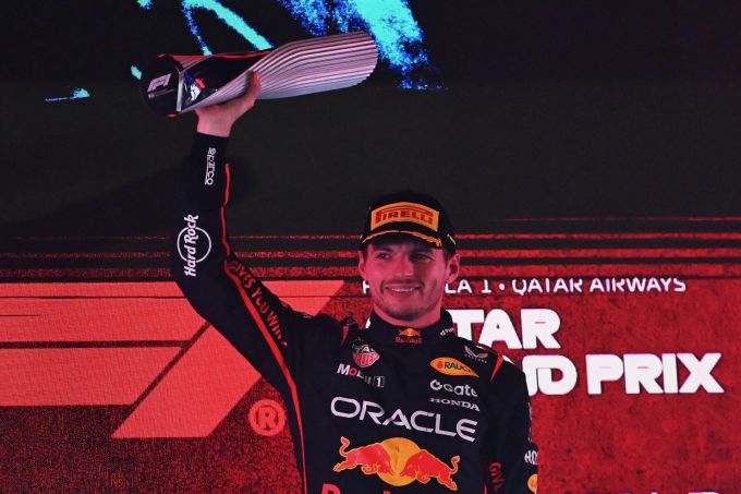 Max Verstappen winnaar GP Qatar 2025 winnaar podium