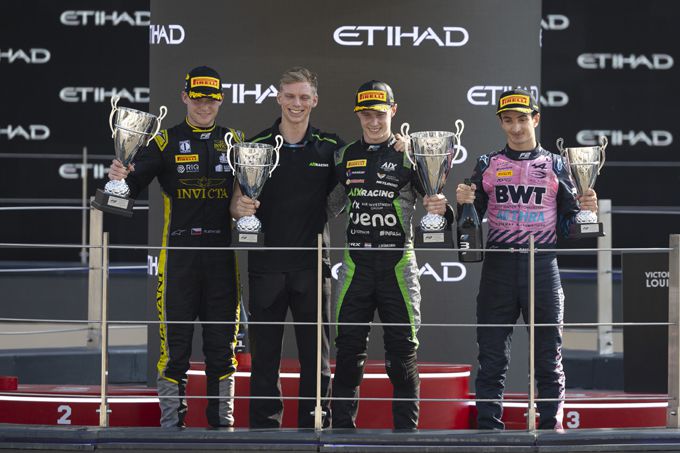 Gabriele Min behaalde een zwaar bevochten podiumfinish in de laatste race van het FIA Formule 2-seizoen 2026