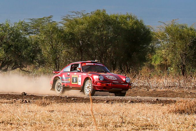 Jos Verstappen en co-piloot Renaud Jamoul East African Safari Classic Rally
