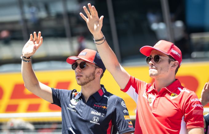 Pierre Gasly Max Verstappen Red Bull