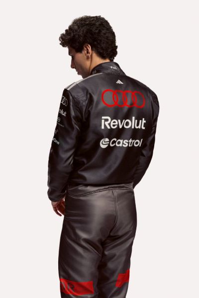 Audi R26 F1 introductie Berlijn raceoverall Gabriel Bortoleto