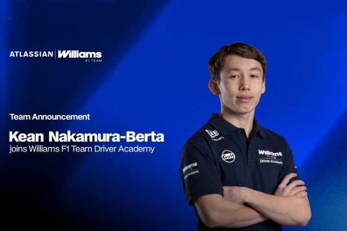 Italiaans F4-kampioen Kean Nakamura-Berta sluit zich aan bij de Williams F1 Team Driver Academy